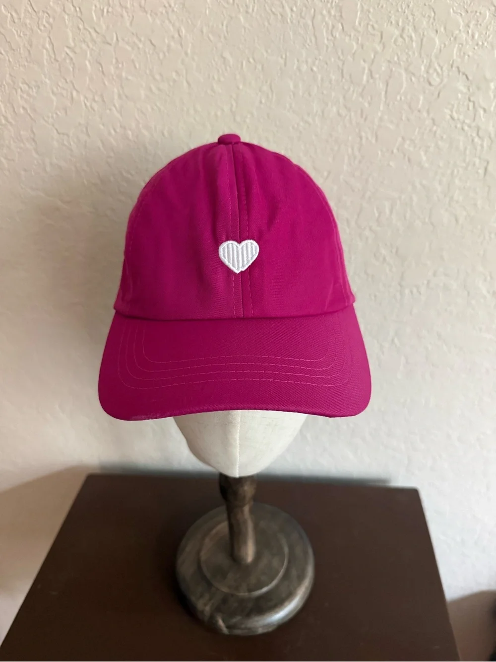 Ponytail Hat - Rose Pink or Light Pink - Velcro Back - Brand New!